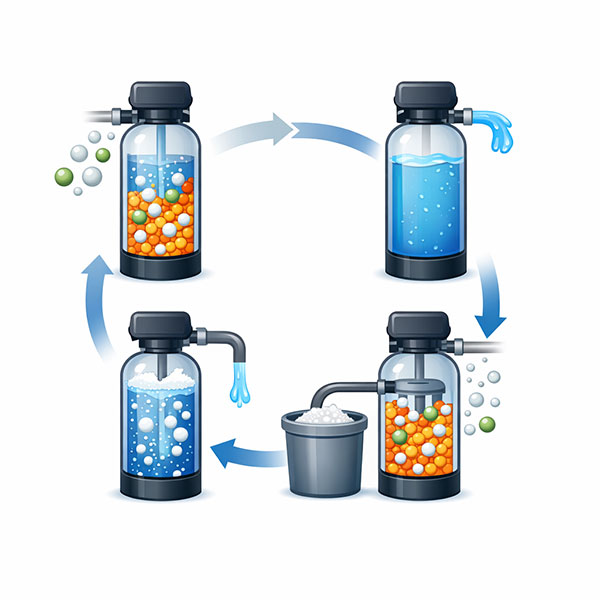 عملکرد سختی گیر رزین آب /پراوند