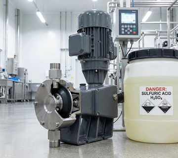 دوزینگ پمپ اسید سولفوریک/پراوند
