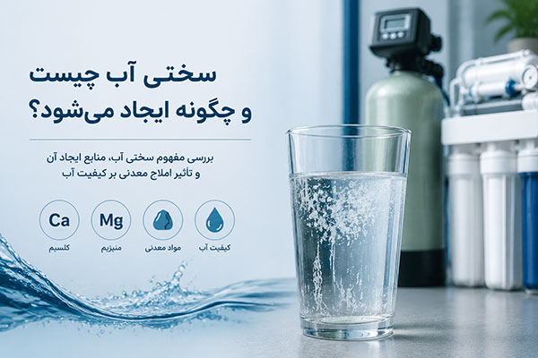 سختی آب چیست و چگونه ایجاد میشود؟/پراوند -تامین تجهیزات صنعت آب کشور